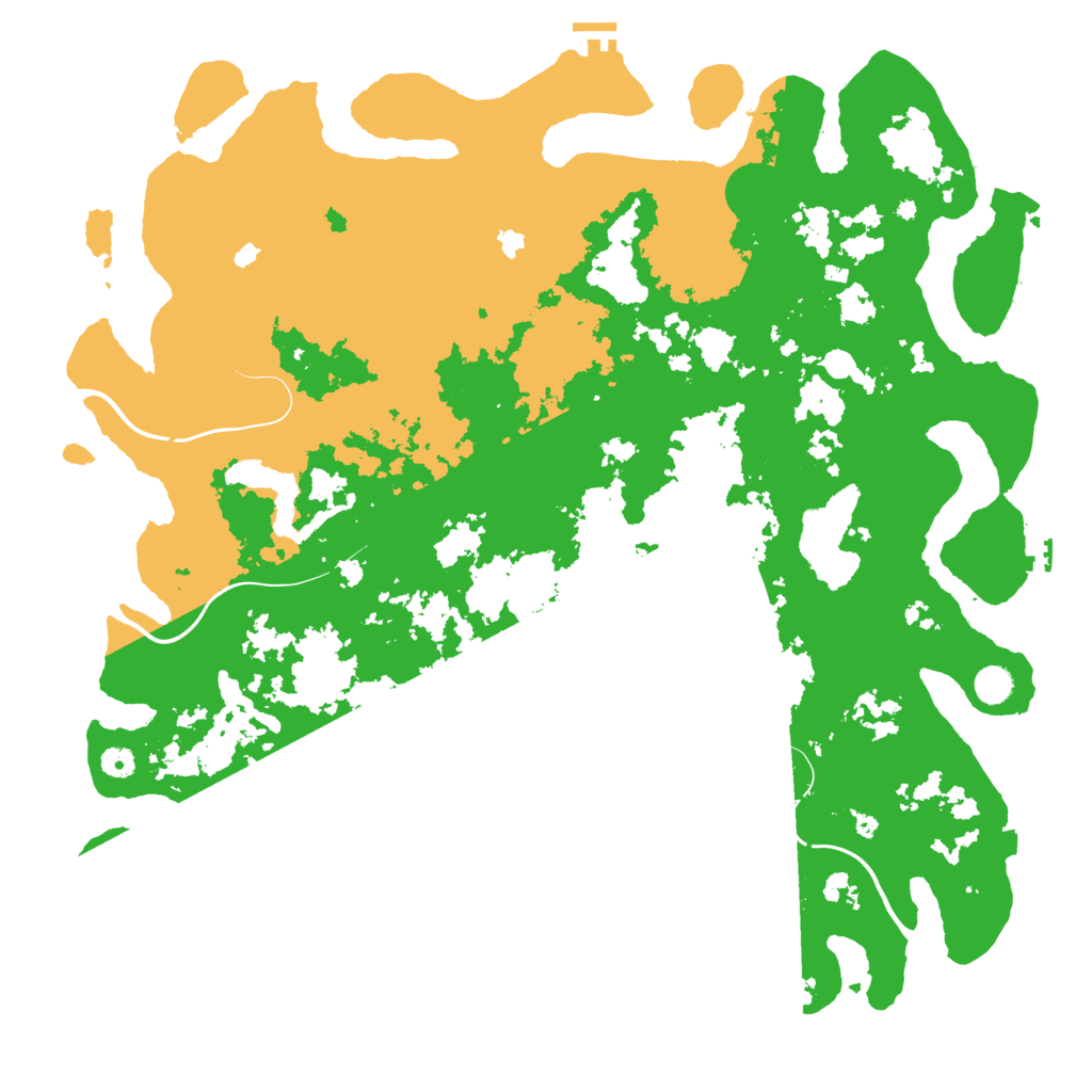 Biome Rust Map: Procedural Map, Size: 5000, Seed: 1812813054