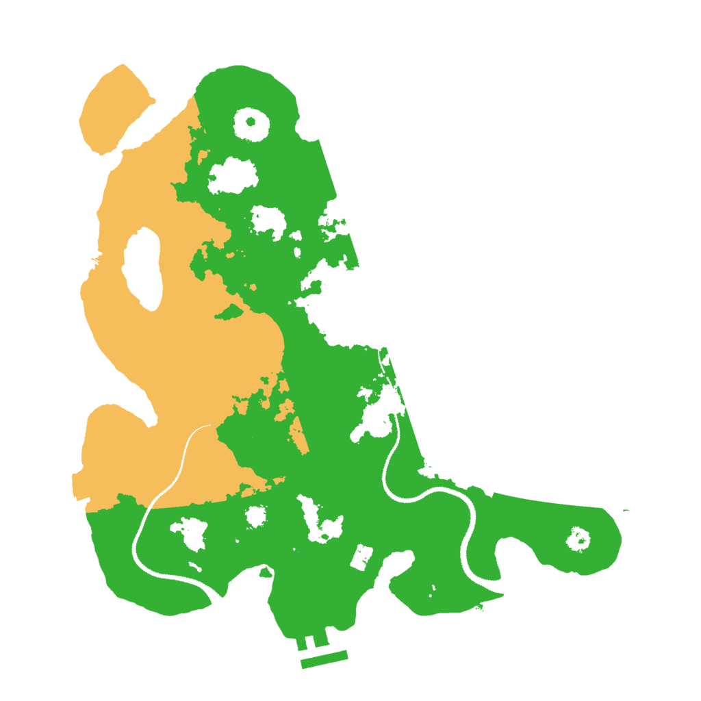 Biome Rust Map: Procedural Map, Size: 3000, Seed: 831437428