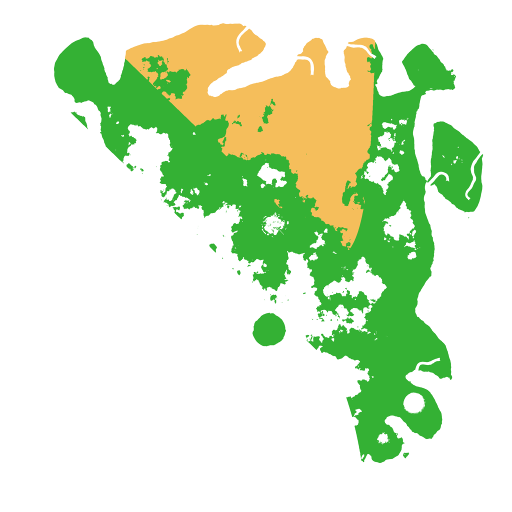 Biome Rust Map: Procedural Map, Size: 4350, Seed: 122127