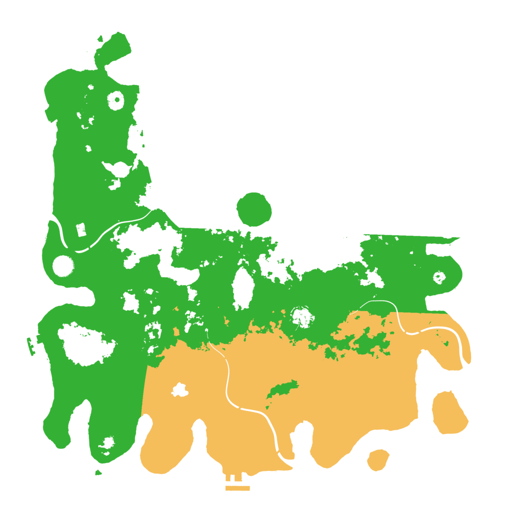 Biome Rust Map: Procedural Map, Size: 4250, Seed: 340777