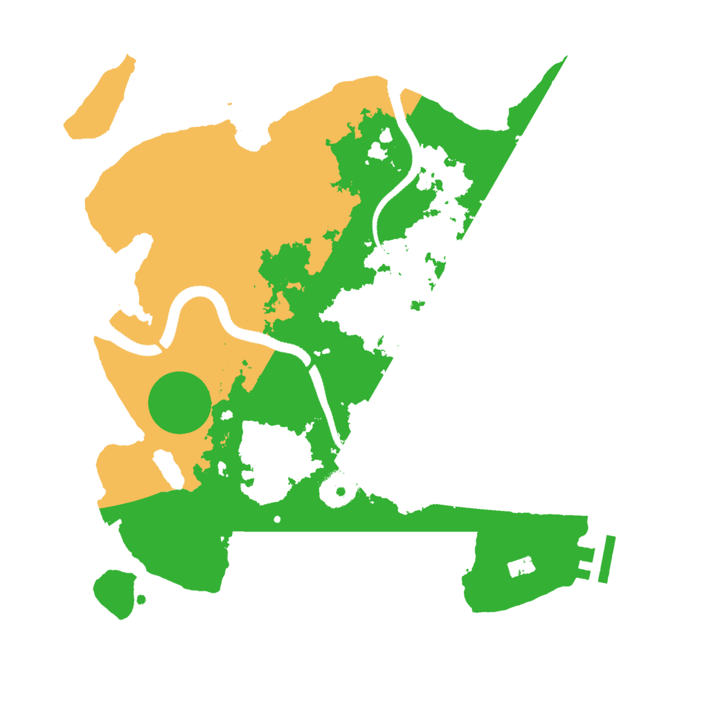 Biome Rust Map: Procedural Map, Size: 3000, Seed: 239027452