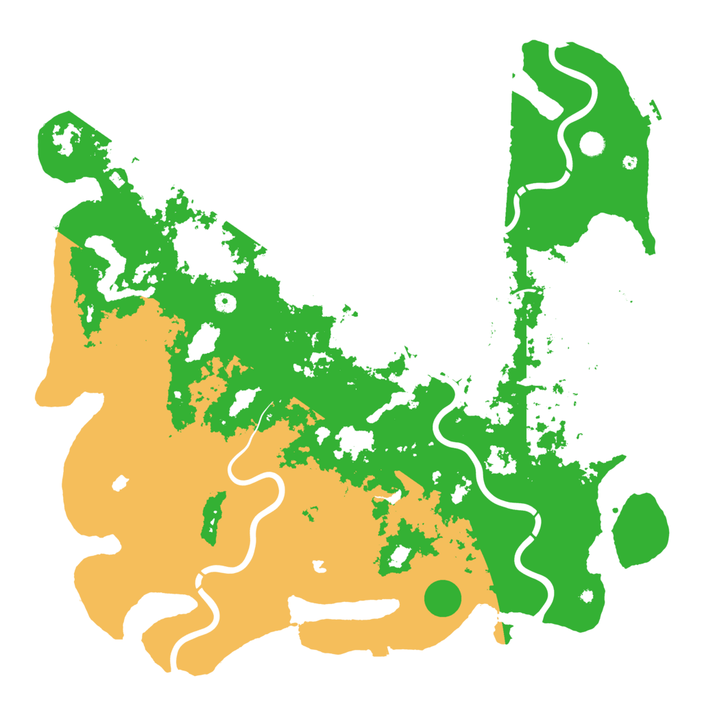 Biome Rust Map: Procedural Map, Size: 5000, Seed: 28472834