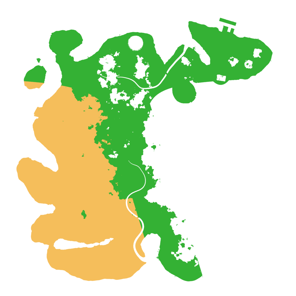 Biome Rust Map: Procedural Map, Size: 3500, Seed: 1701026782