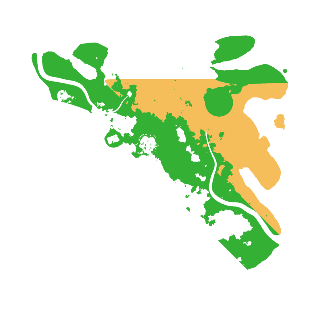 Biome Rust Map: Procedural Map, Size: 3000, Seed: 535666973