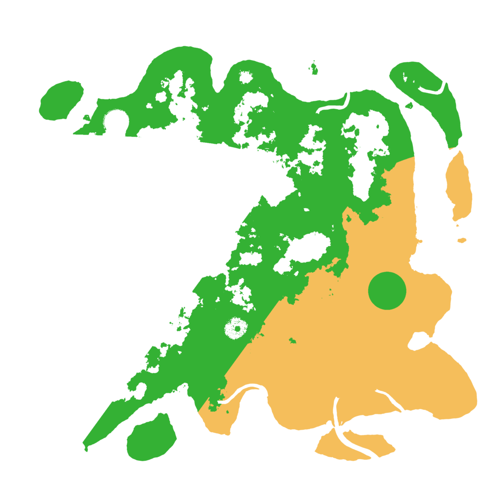 Biome Rust Map: Procedural Map, Size: 3500, Seed: 923671572