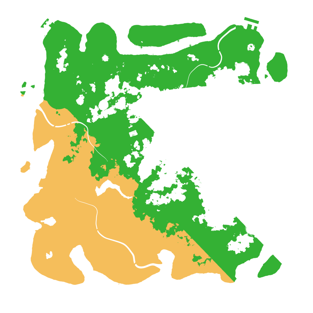 Biome Rust Map: Procedural Map, Size: 4250, Seed: 1232594716