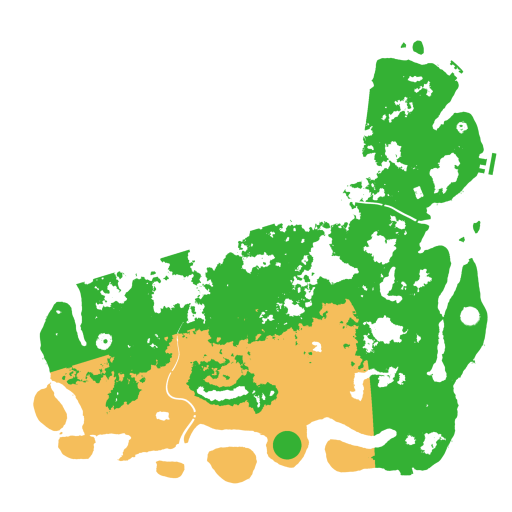 Biome Rust Map: Procedural Map, Size: 4750, Seed: 888