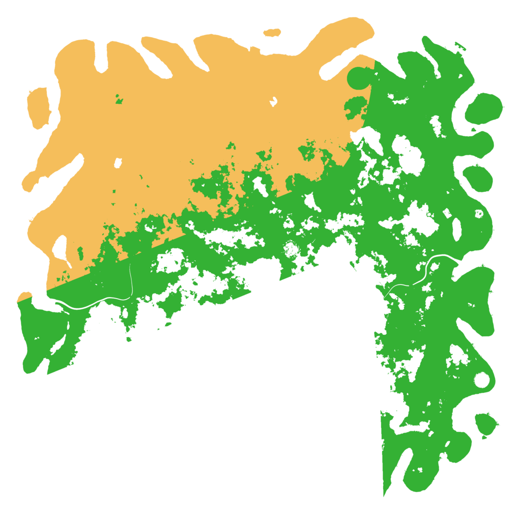 Biome Rust Map: Procedural Map, Size: 6000, Seed: 1665944464
