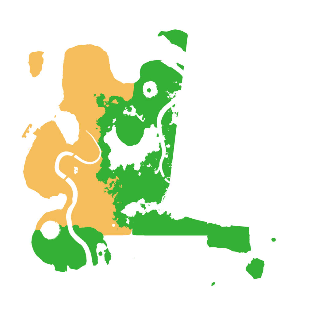 Biome Rust Map: Procedural Map, Size: 3000, Seed: 18717