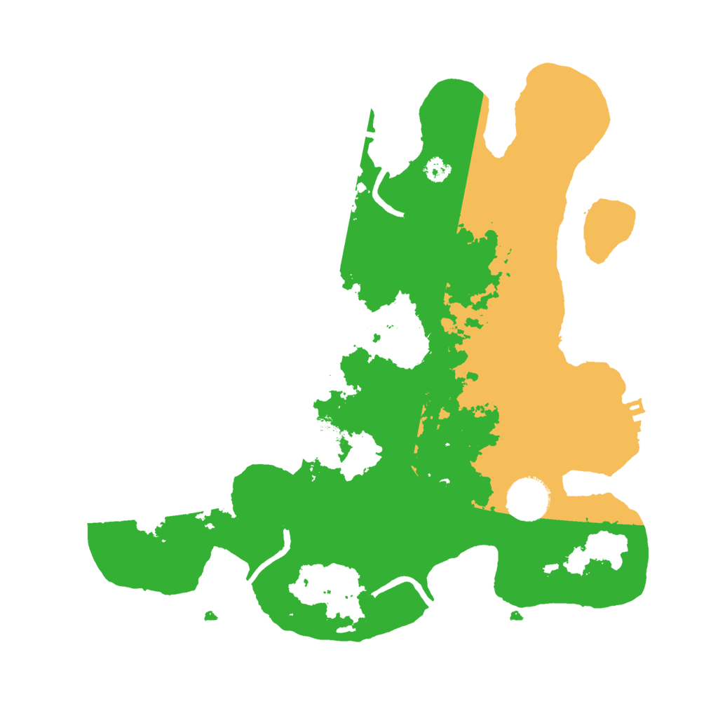 Biome Rust Map: Procedural Map, Size: 3000, Seed: 11456