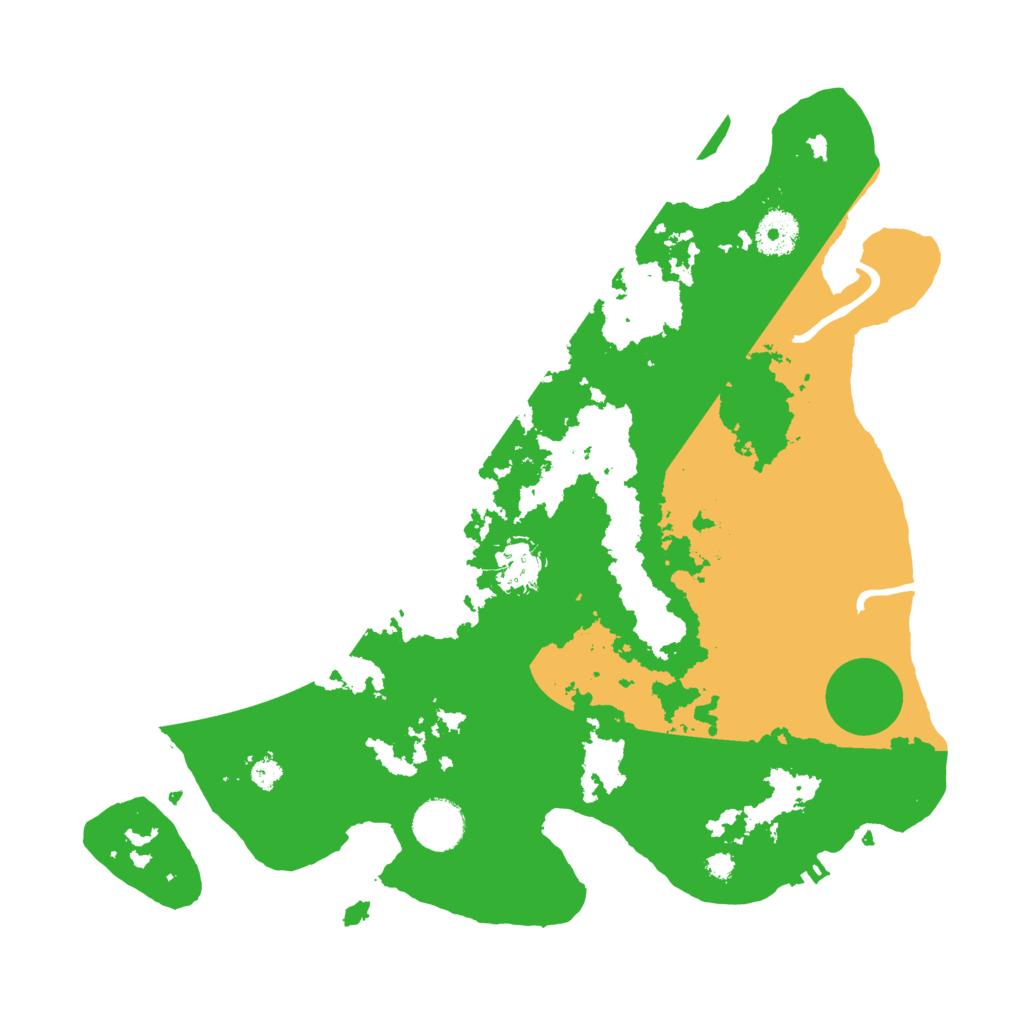 Biome Rust Map: Procedural Map, Size: 3500, Seed: 246184735