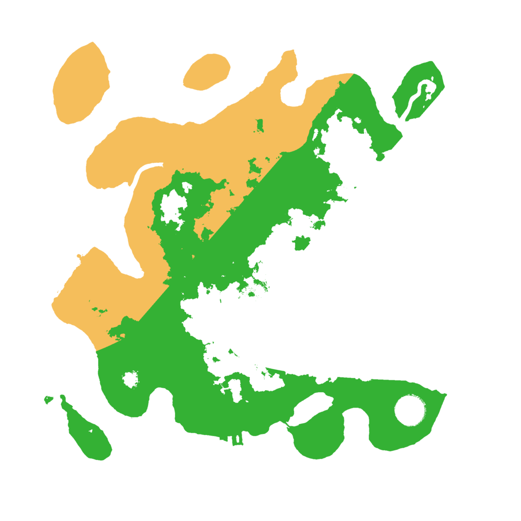 Biome Rust Map: Procedural Map, Size: 3000, Seed: 106336338