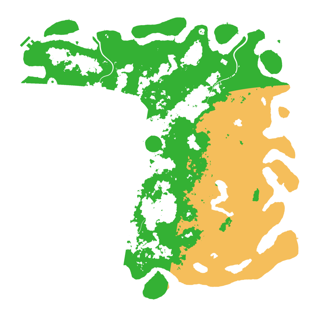 Biome Rust Map: Procedural Map, Size: 5000, Seed: 1875