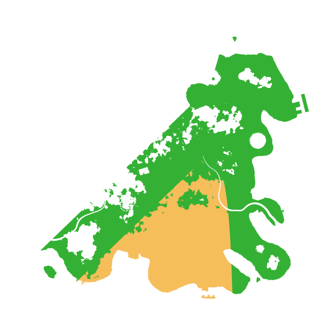 Biome Rust Map: Procedural Map, Size: 3500, Seed: 729693700