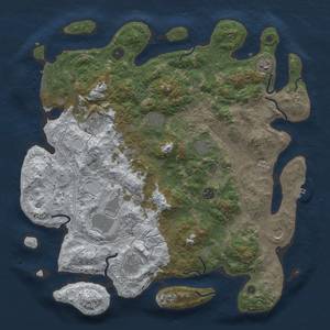 Thumbnail Rust Map: Procedural Map, Size: 4250, Seed: 587031586, 18 Monuments