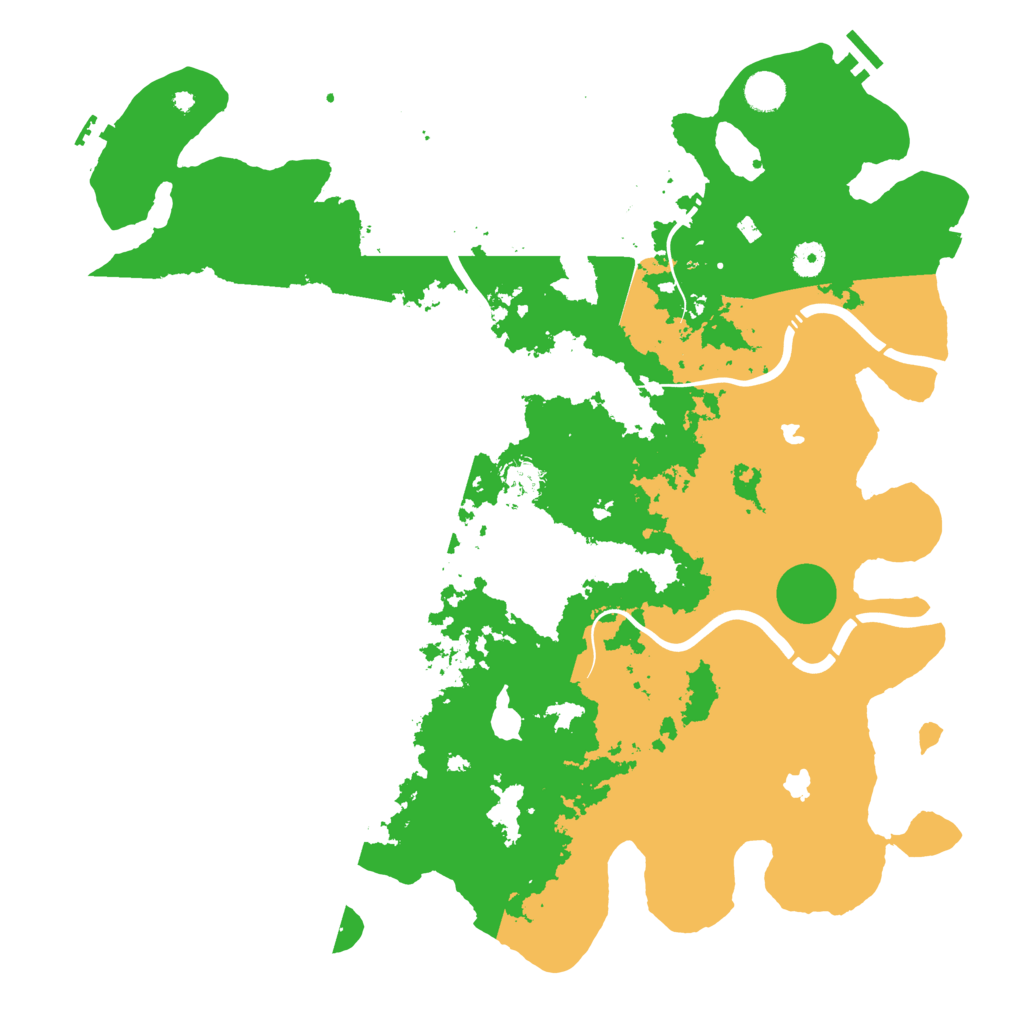 Biome Rust Map: Procedural Map, Size: 4500, Seed: 708449438