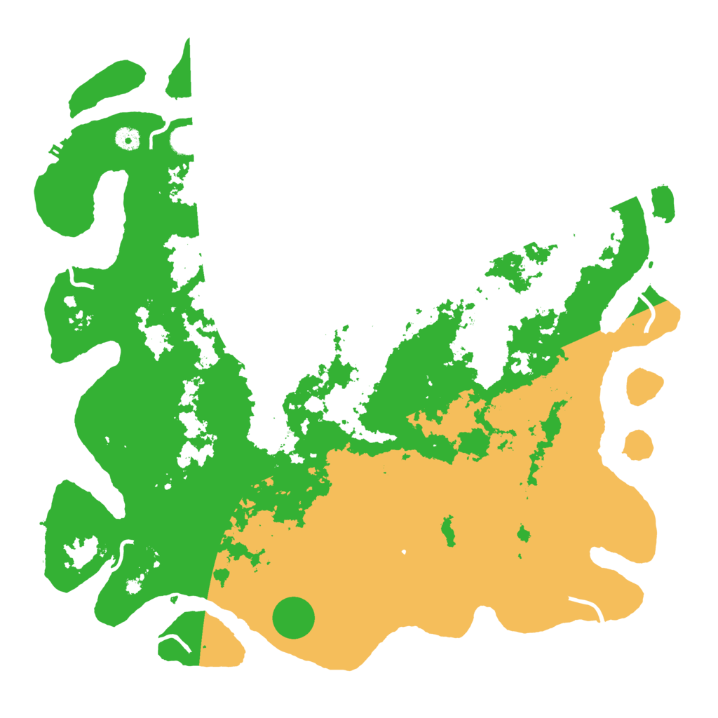 Biome Rust Map: Procedural Map, Size: 4500, Seed: 1877552152