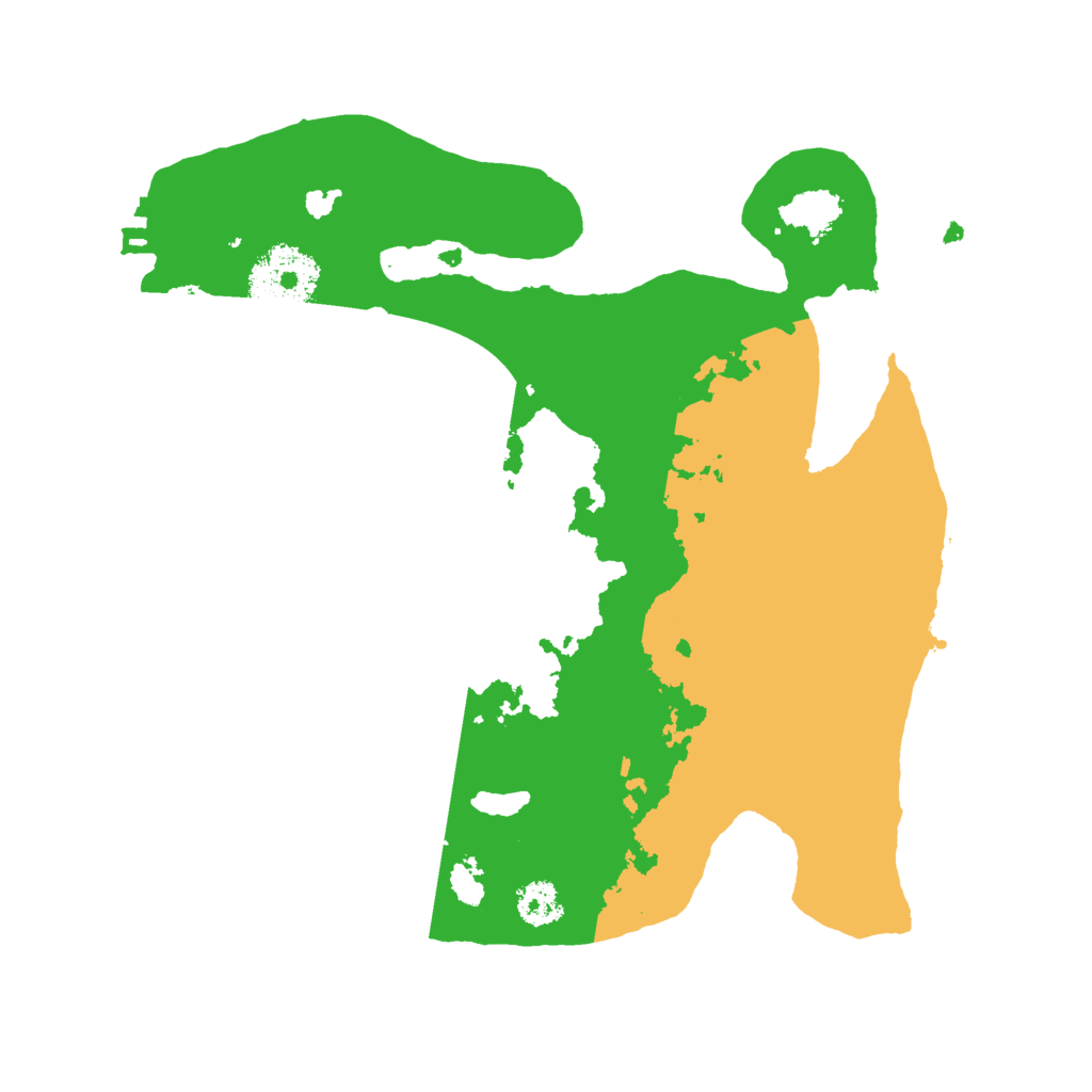 Biome Rust Map: Procedural Map, Size: 2500, Seed: 300