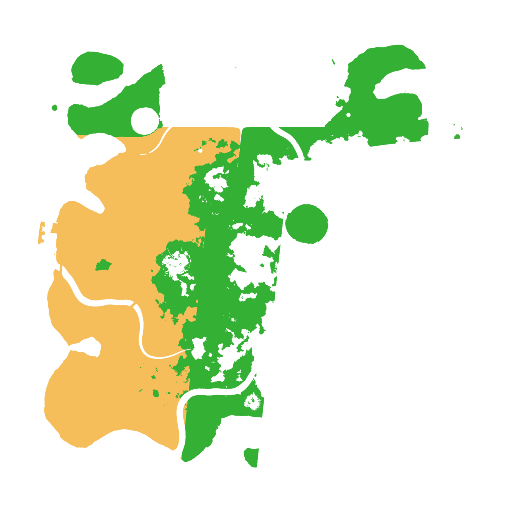 Biome Rust Map: Procedural Map, Size: 3500, Seed: 134924675
