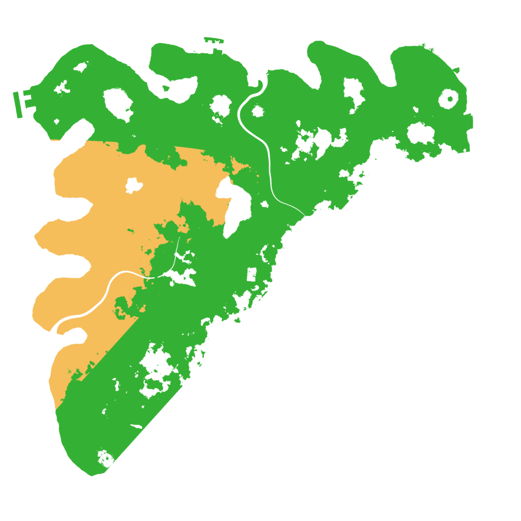 Biome Rust Map: Procedural Map, Size: 4000, Seed: 1870764123