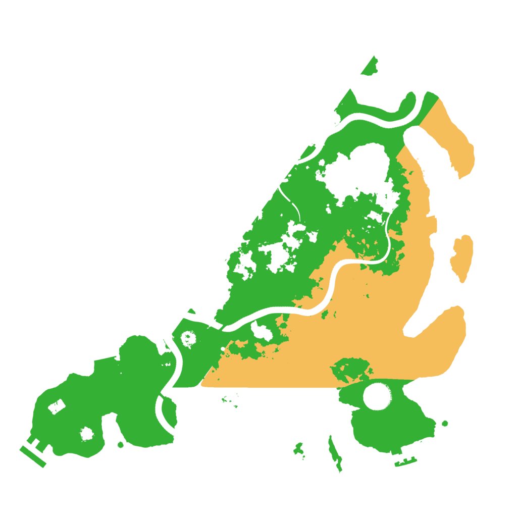 Biome Rust Map: Procedural Map, Size: 3500, Seed: 2106184439