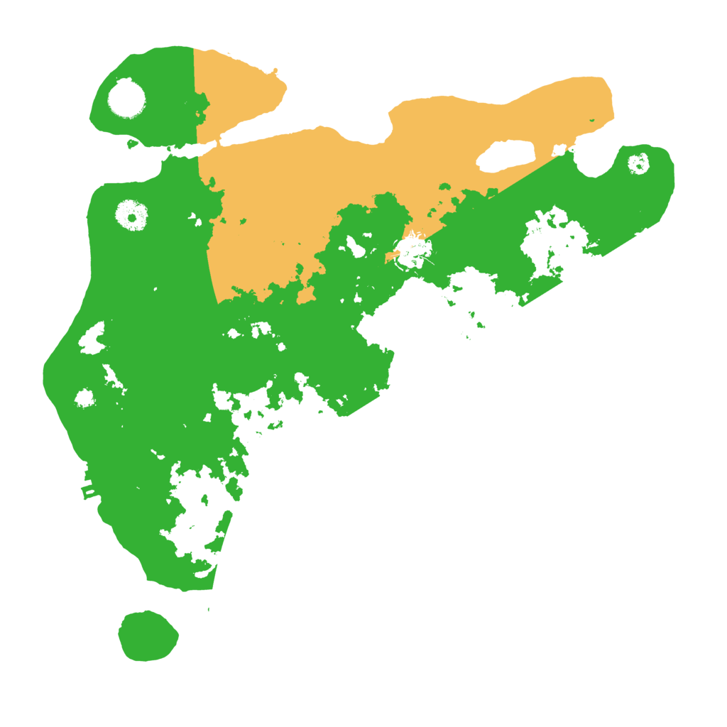 Biome Rust Map: Procedural Map, Size: 3500, Seed: 1706580282
