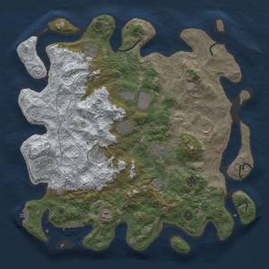 Thumbnail Rust Map: Procedural Map, Size: 4250, Seed: 373914171, 19 Monuments