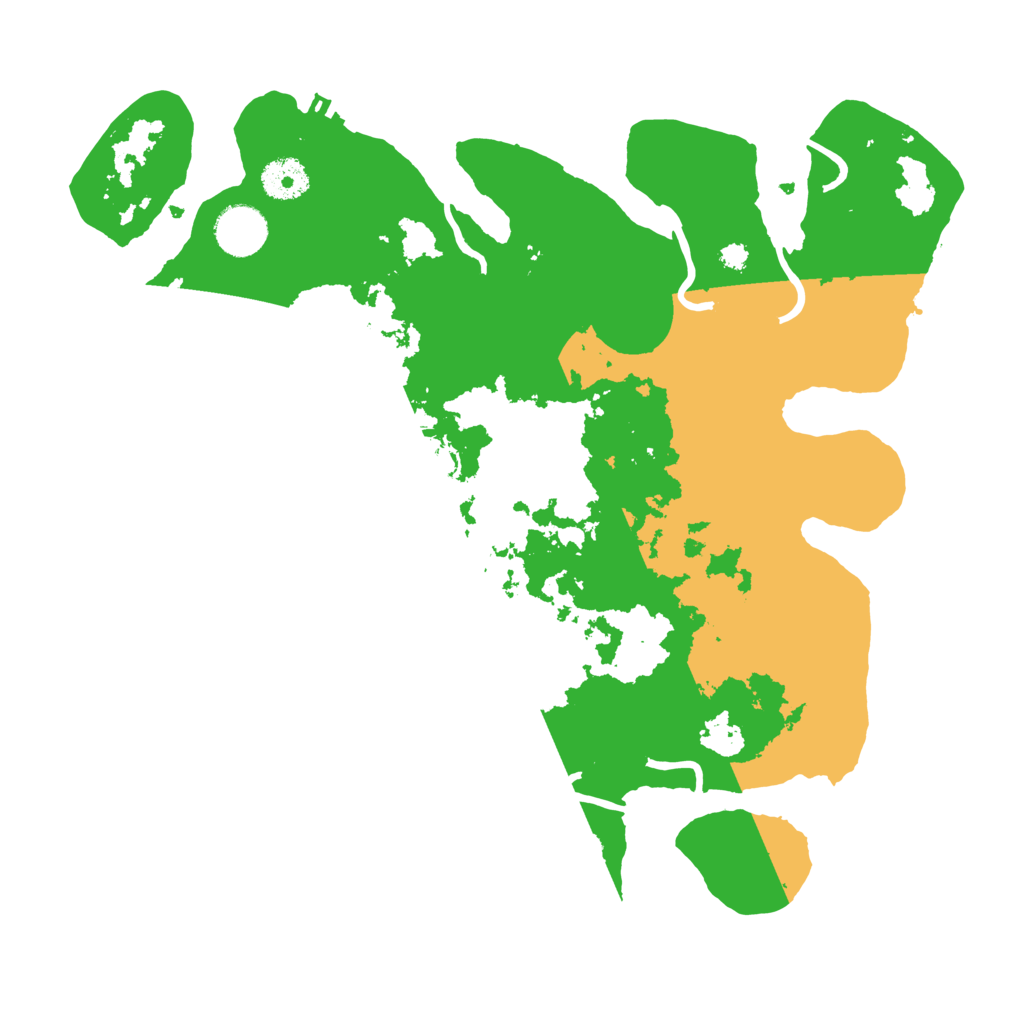 Biome Rust Map: Procedural Map, Size: 3500, Seed: 1296051995
