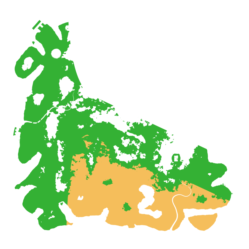 Biome Rust Map: Procedural Map, Size: 4500, Seed: 6123