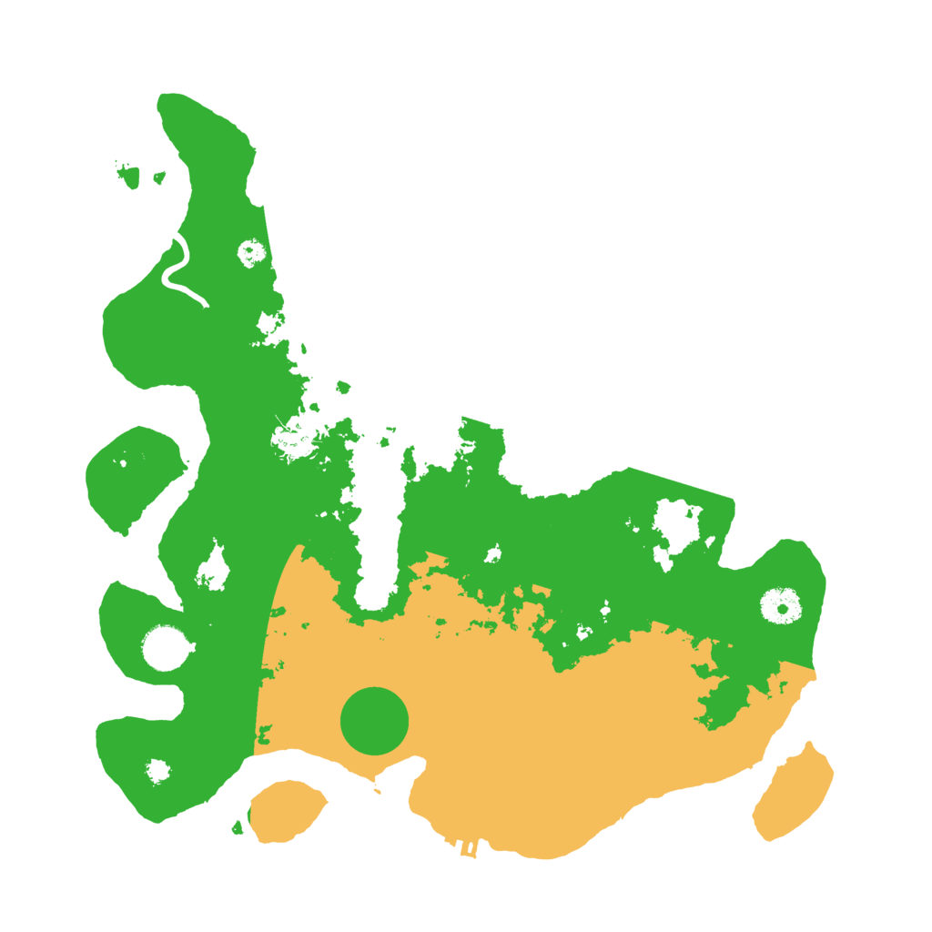 Biome Rust Map: Procedural Map, Size: 3602, Seed: 13825