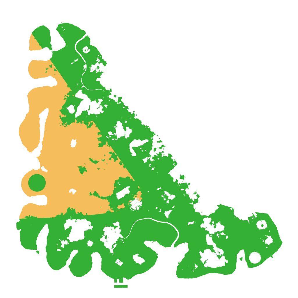 Biome Rust Map: Procedural Map, Size: 4500, Seed: 1736664660