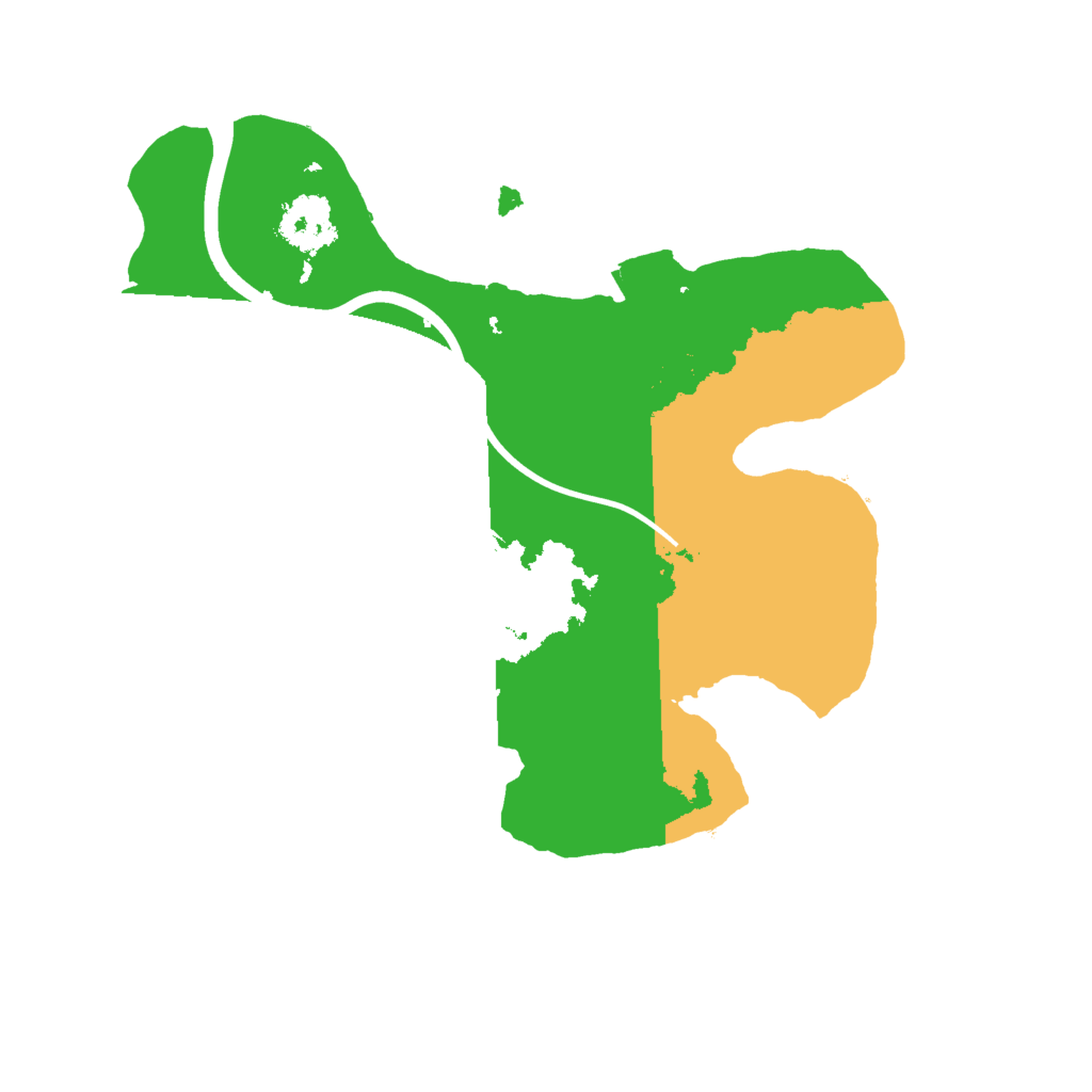 Biome Rust Map: Procedural Map, Size: 2000, Seed: 30214