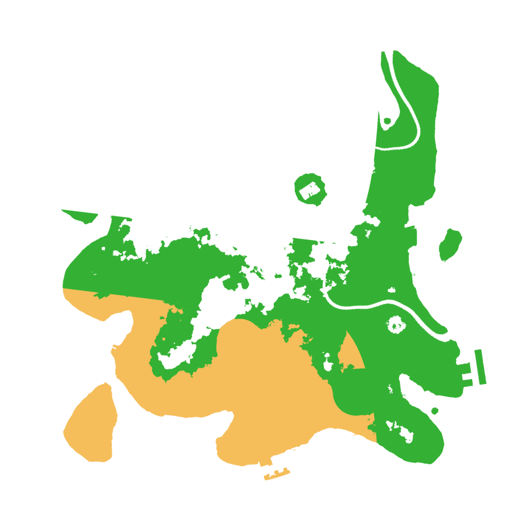 Biome Rust Map: Procedural Map, Size: 3000, Seed: 703936250