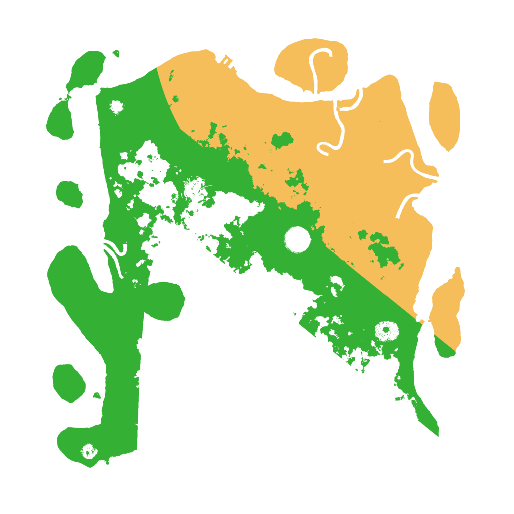 Biome Rust Map: Procedural Map, Size: 3500, Seed: 974845448