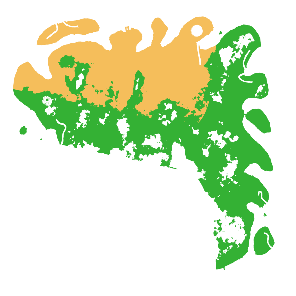 Biome Rust Map: Procedural Map, Size: 4500, Seed: 1162620