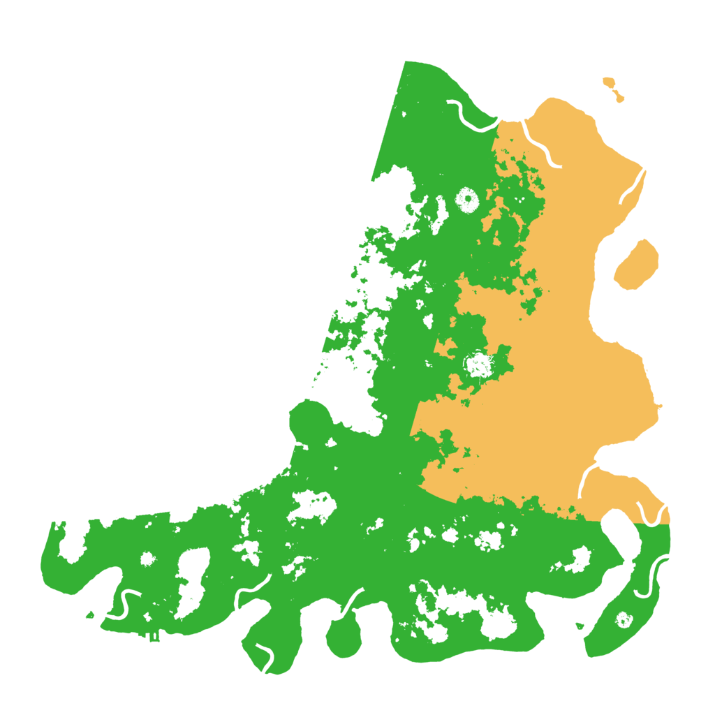 Biome Rust Map: Procedural Map, Size: 4500, Seed: 4561243