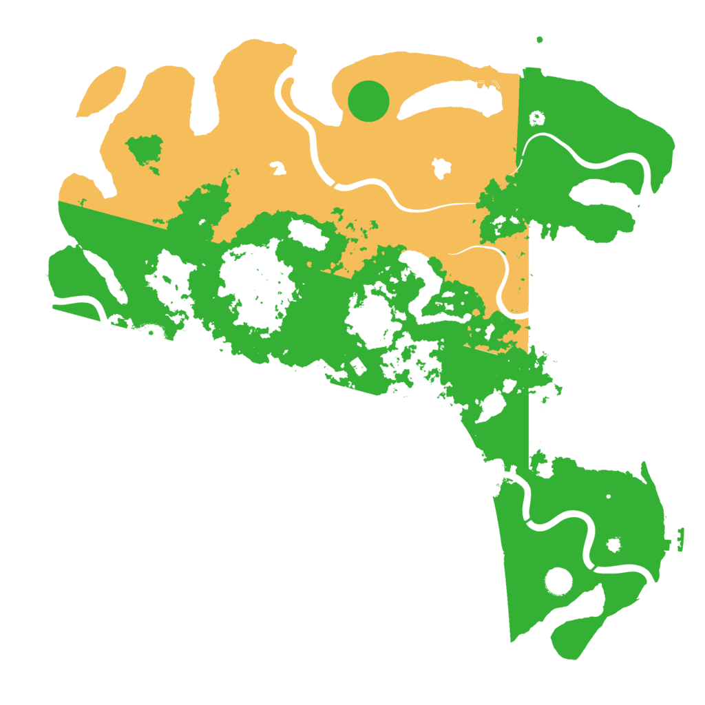 Biome Rust Map: Procedural Map, Size: 4500, Seed: 3448860
