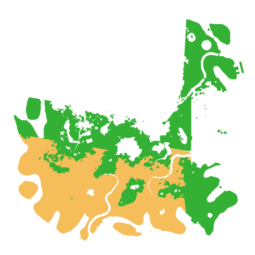 Biome Rust Map: Procedural Map, Size: 4500, Seed: 5352429