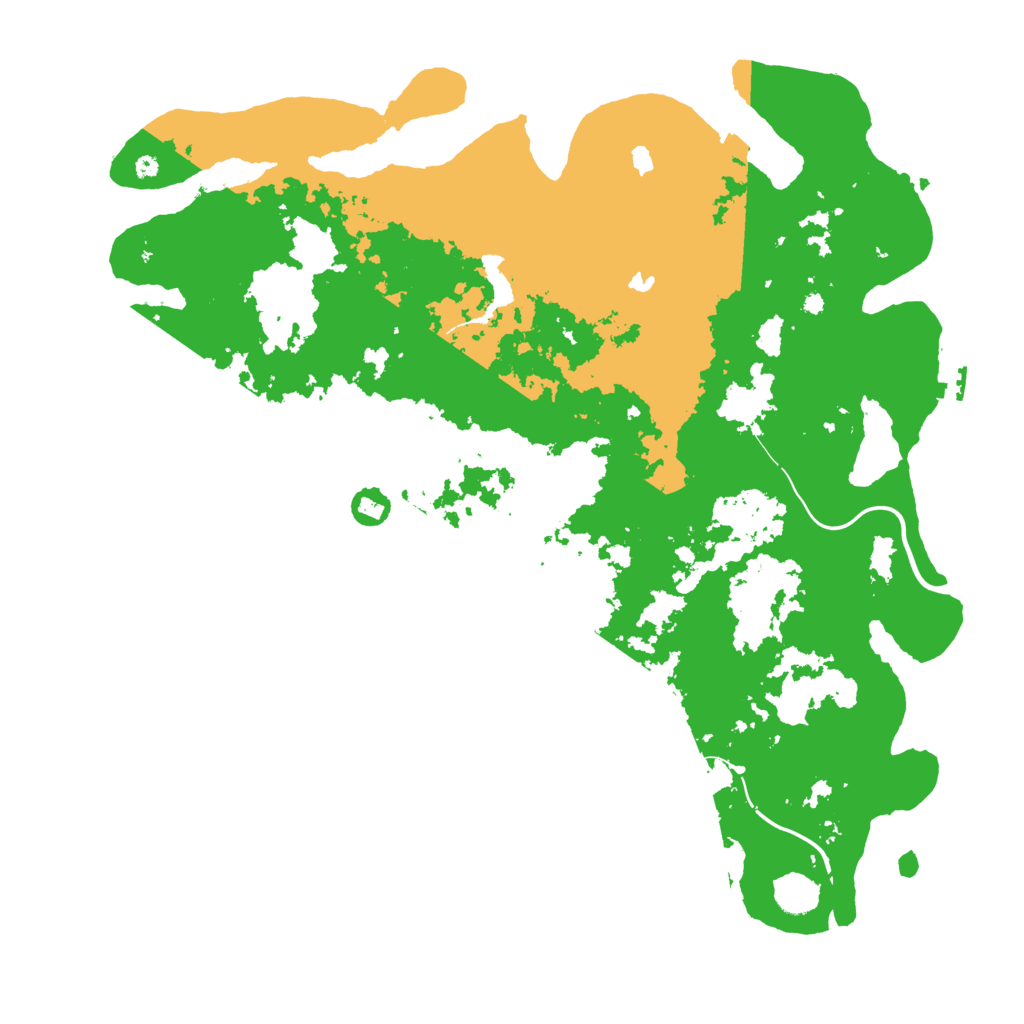 Biome Rust Map: Procedural Map, Size: 4500, Seed: 1258463