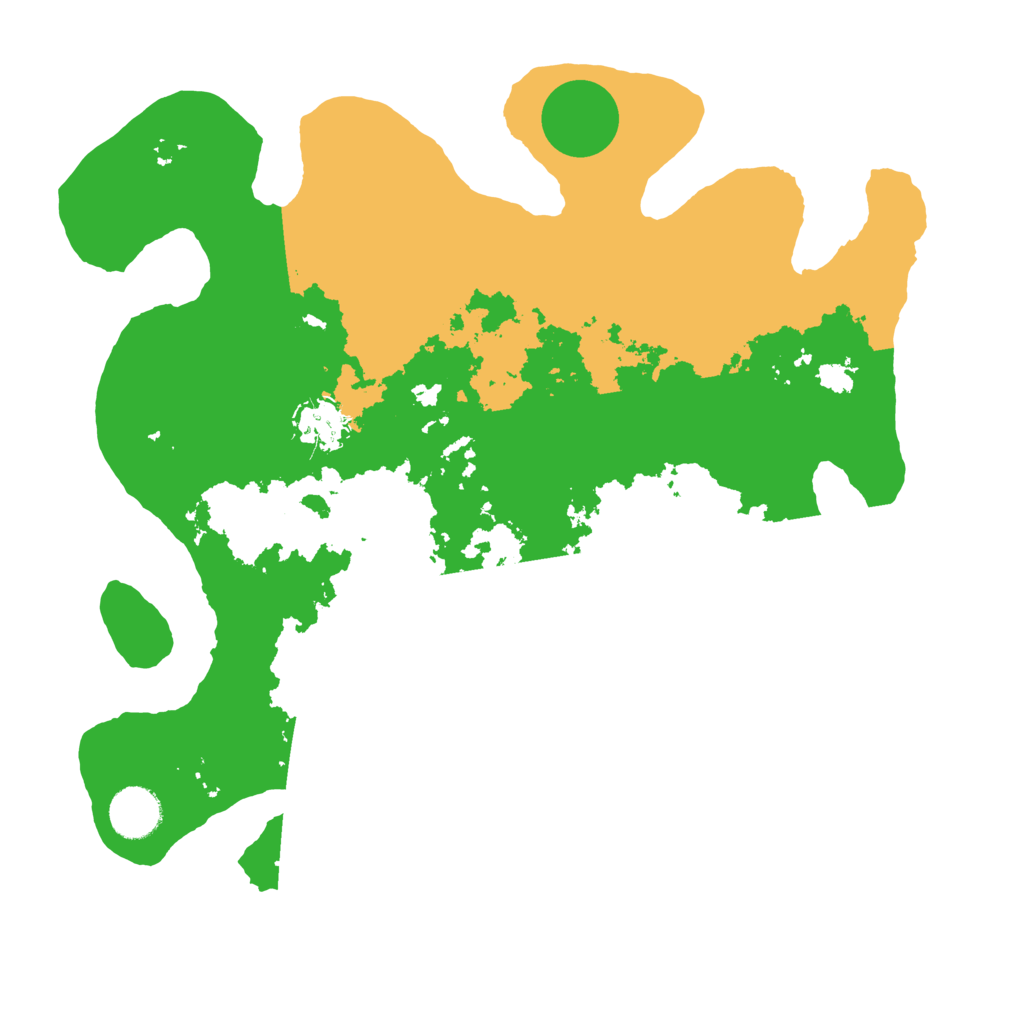 Biome Rust Map: Barren, Size: 3500, Seed: 987528745