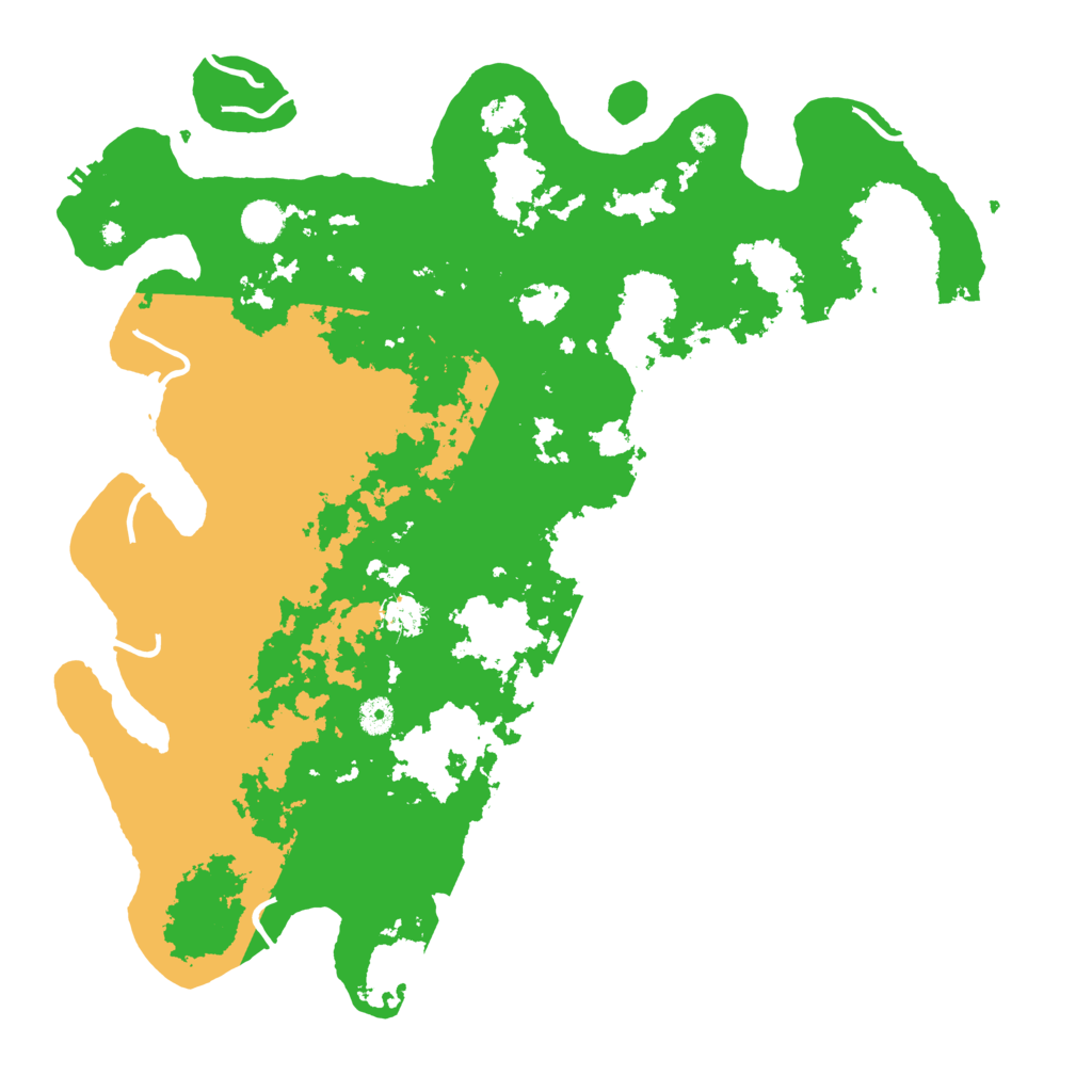 Biome Rust Map: Procedural Map, Size: 4500, Seed: 2319435