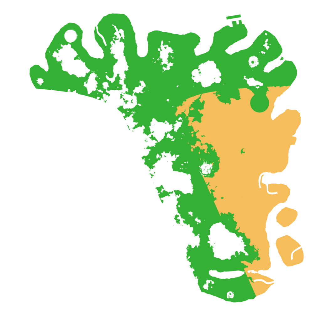 Biome Rust Map: Procedural Map, Size: 4500, Seed: 3737439
