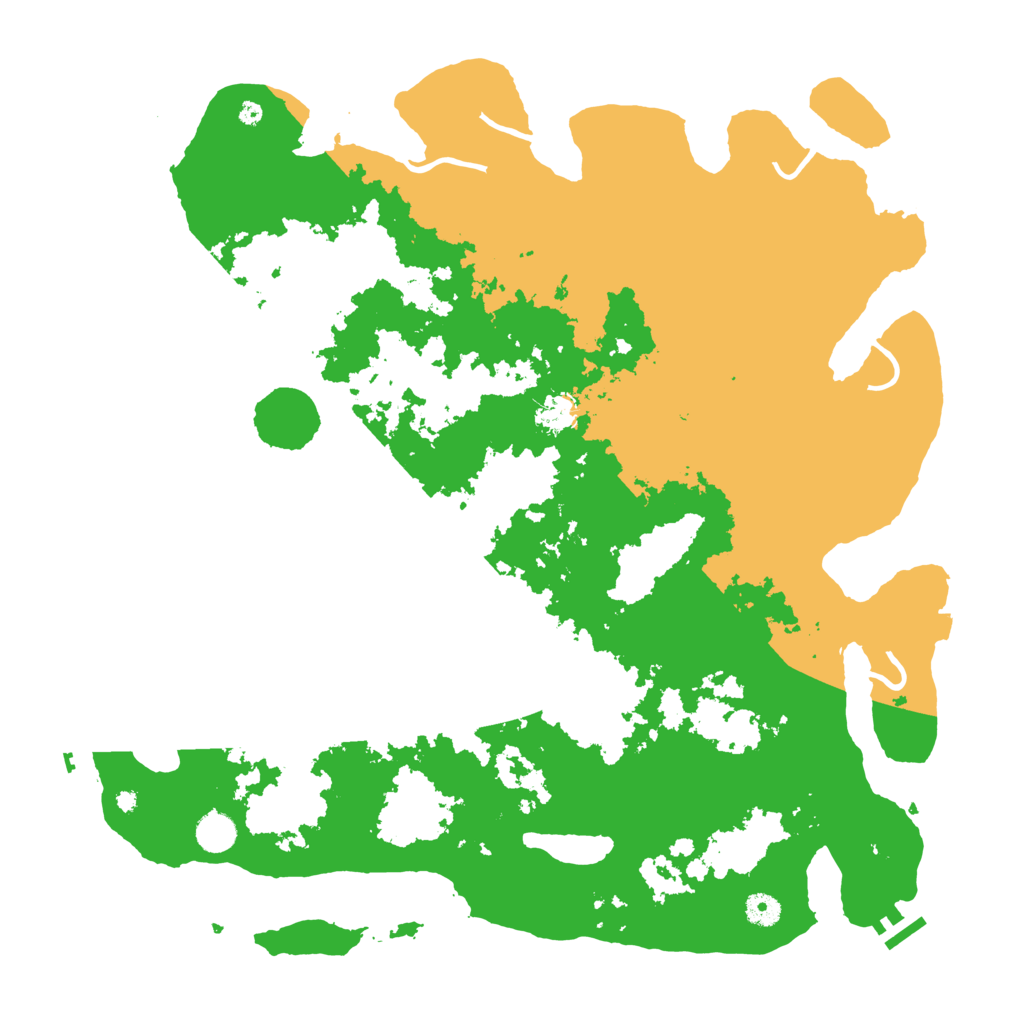 Biome Rust Map: Procedural Map, Size: 4500, Seed: 533789