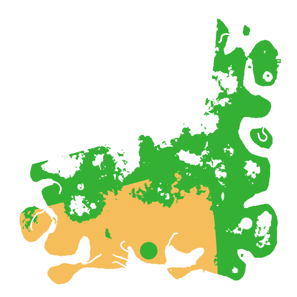 Biome Rust Map: Procedural Map, Size: 4500, Seed: 3204239