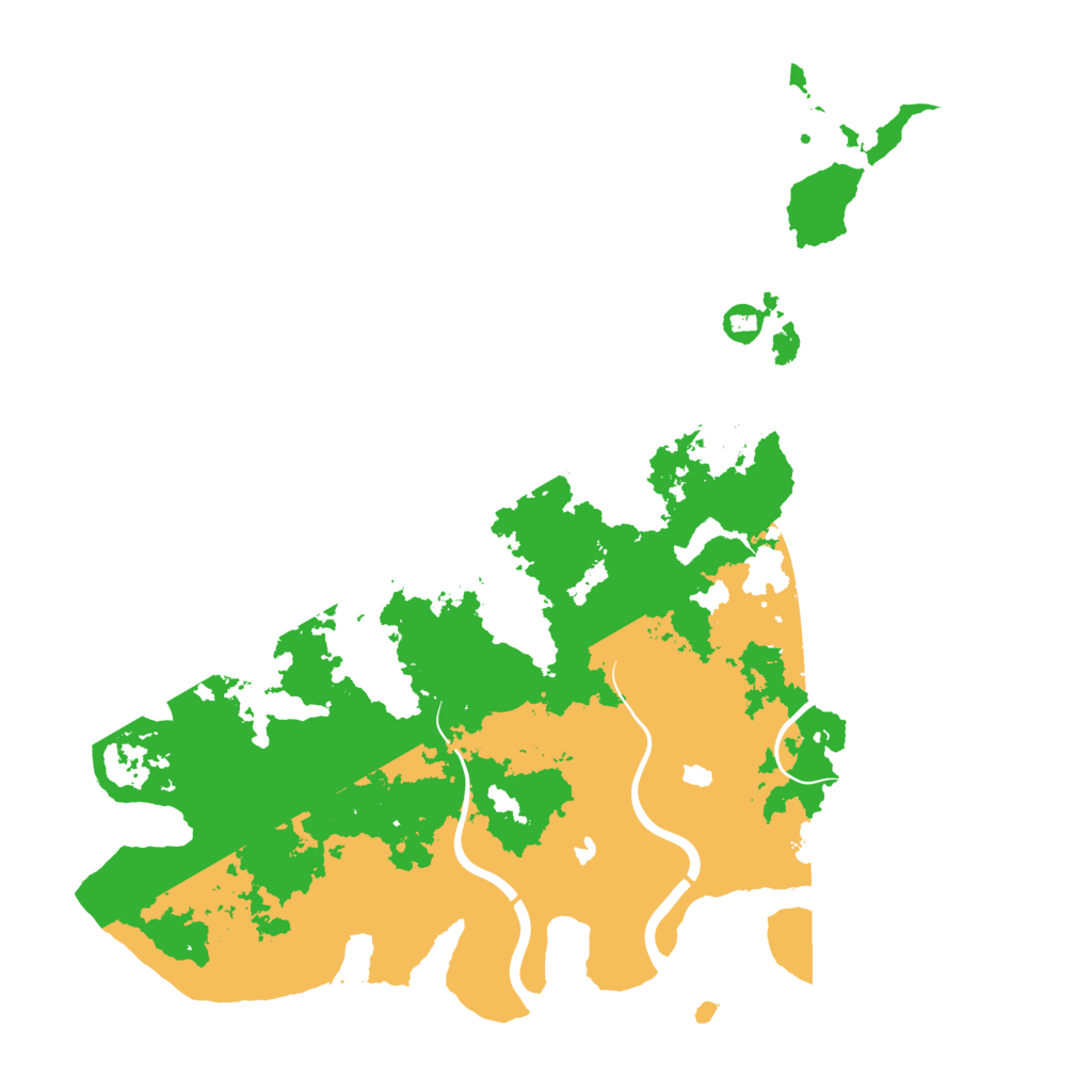 Biome Rust Map: Procedural Map, Size: 4500, Seed: 1949957