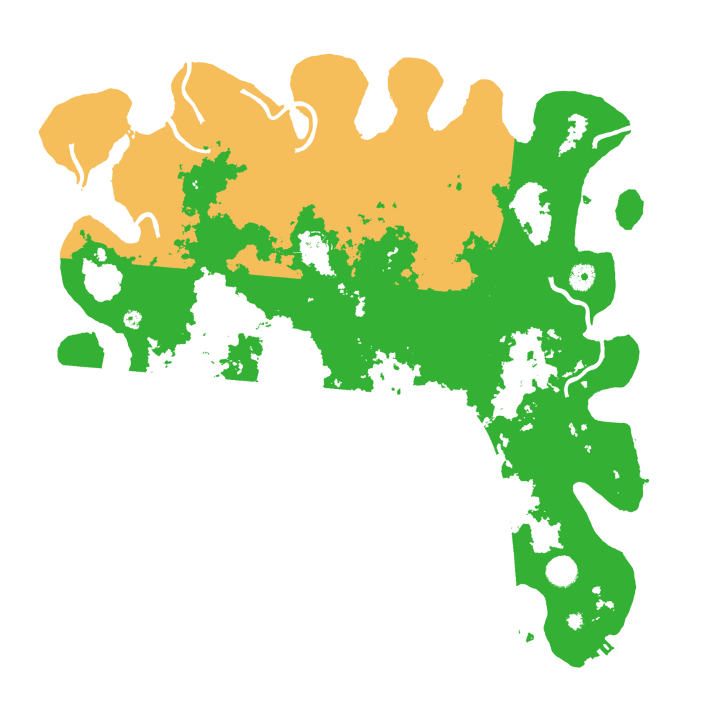 Biome Rust Map: Procedural Map, Size: 4000, Seed: 11045