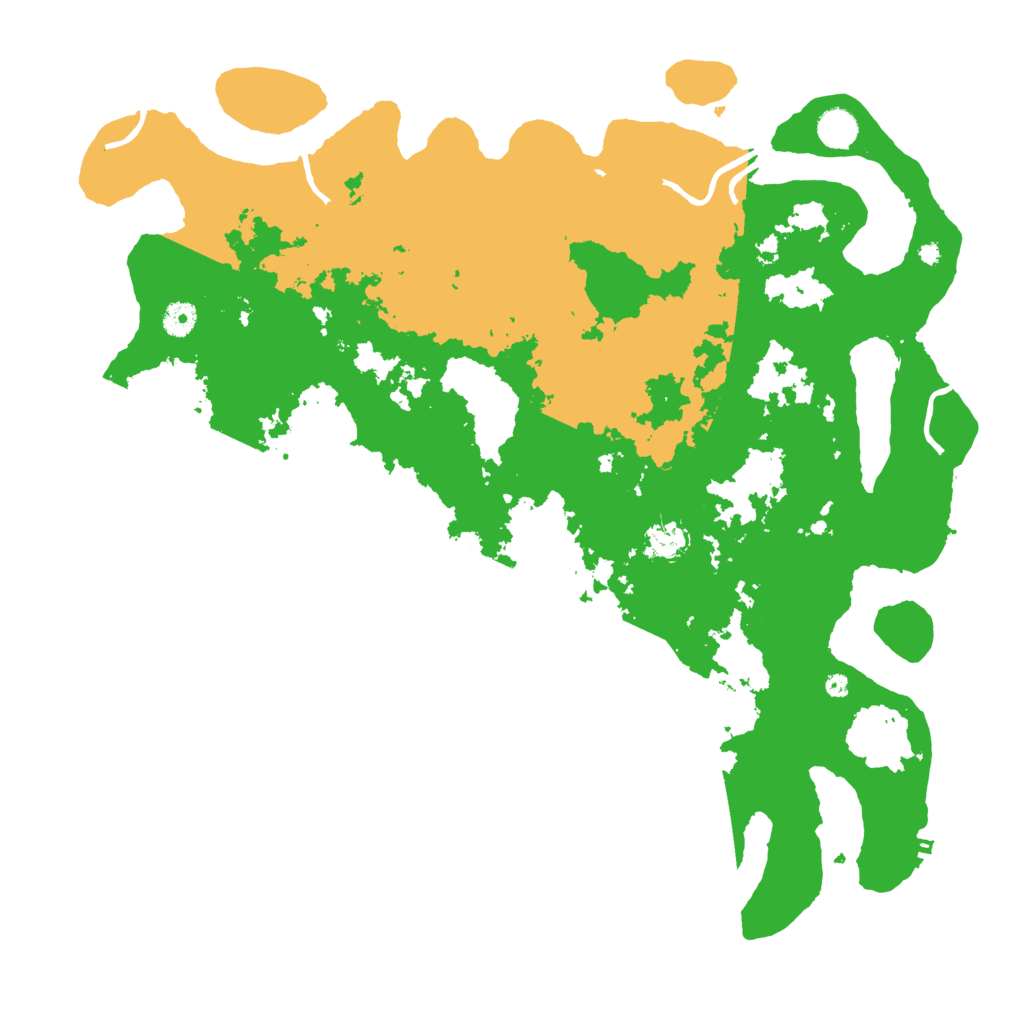 Biome Rust Map: Procedural Map, Size: 4500, Seed: 2230154