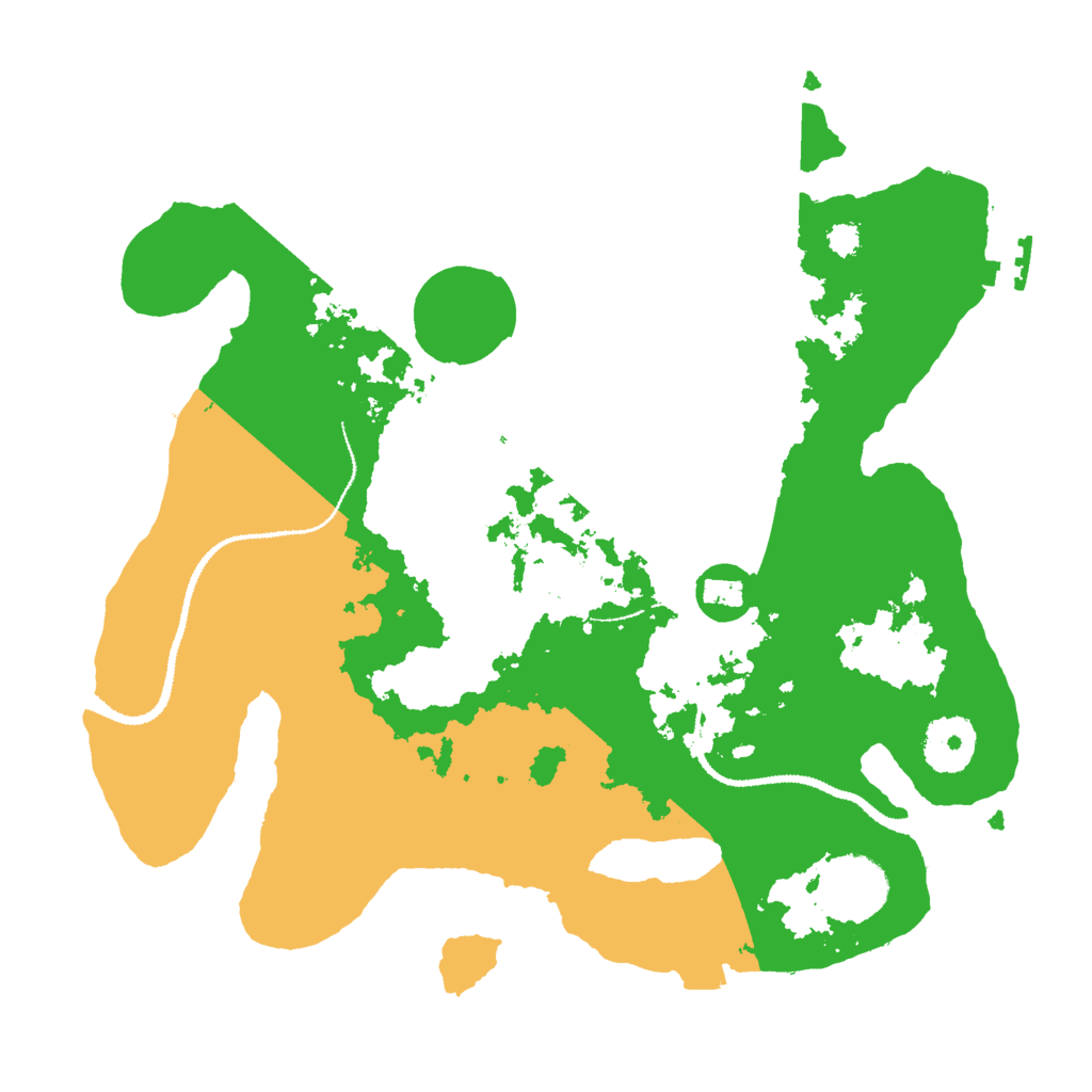 Biome Rust Map: Procedural Map, Size: 3000, Seed: 2345678