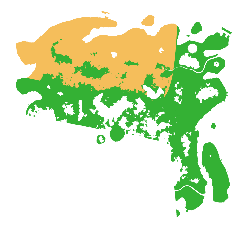 Biome Rust Map: Procedural Map, Size: 4500, Seed: 2554359