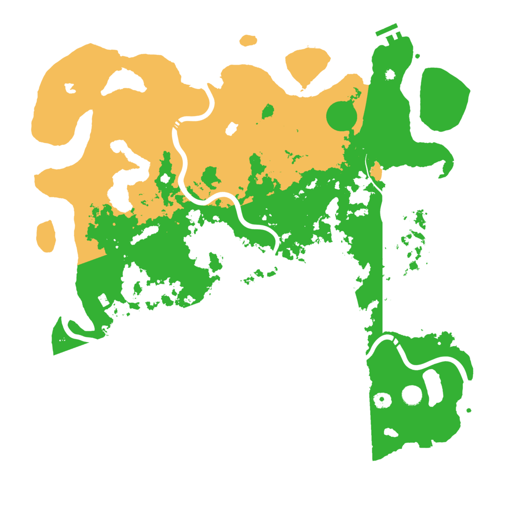 Biome Rust Map: Procedural Map, Size: 4500, Seed: 4739768